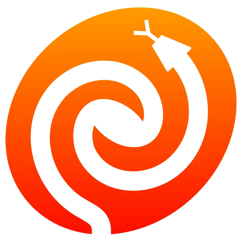The Astropy logo: a white spiral on an orange-to-red oval.